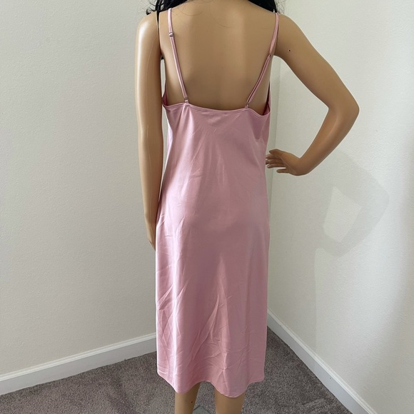 Forever 21 Cowl Neck Midi Silk Dress - Picture 10 of 12